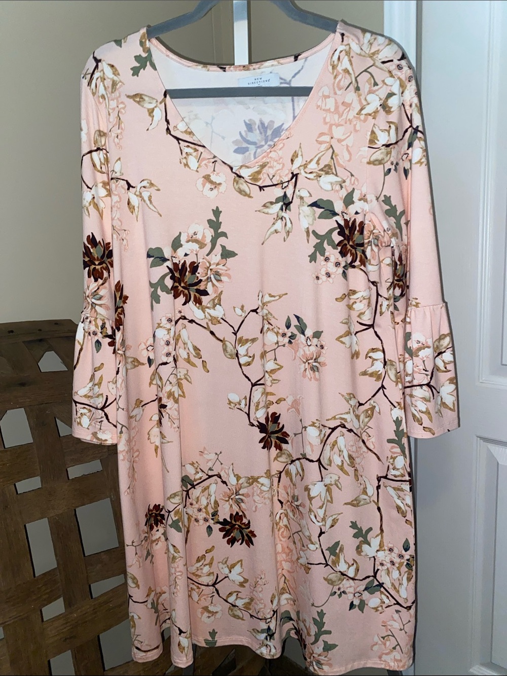 Floral Print Women's Shift Dress